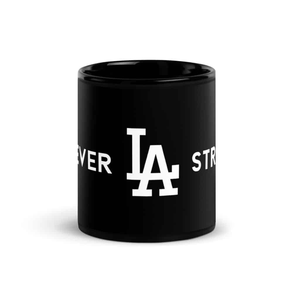 Black Glossy Forever LA Strong Mug - Image 2