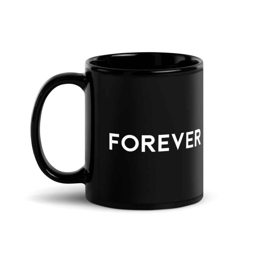 Black Glossy Forever LA Strong Mug