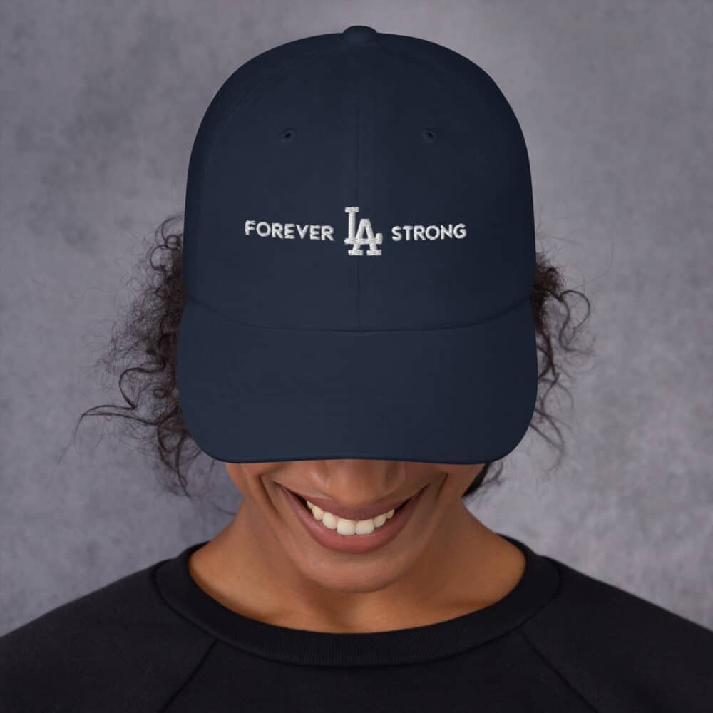 Forever LA Strong Embroidered Dad hat - Image 2