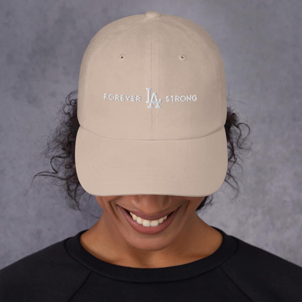 Forever LA Strong Embroidered Dad hat - Image 3