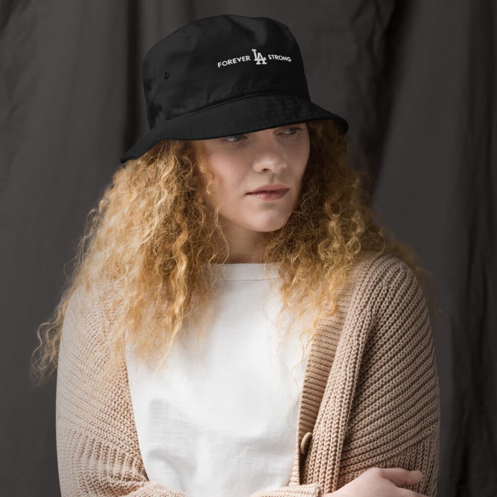 Forever LA Strong Embroidered Bucket Hat - Image 3