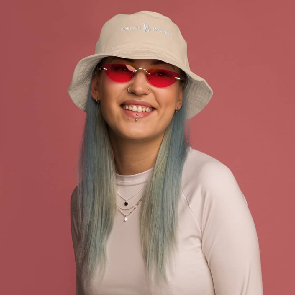 Forever LA Strong Embroidered Bucket Hat - Image 8