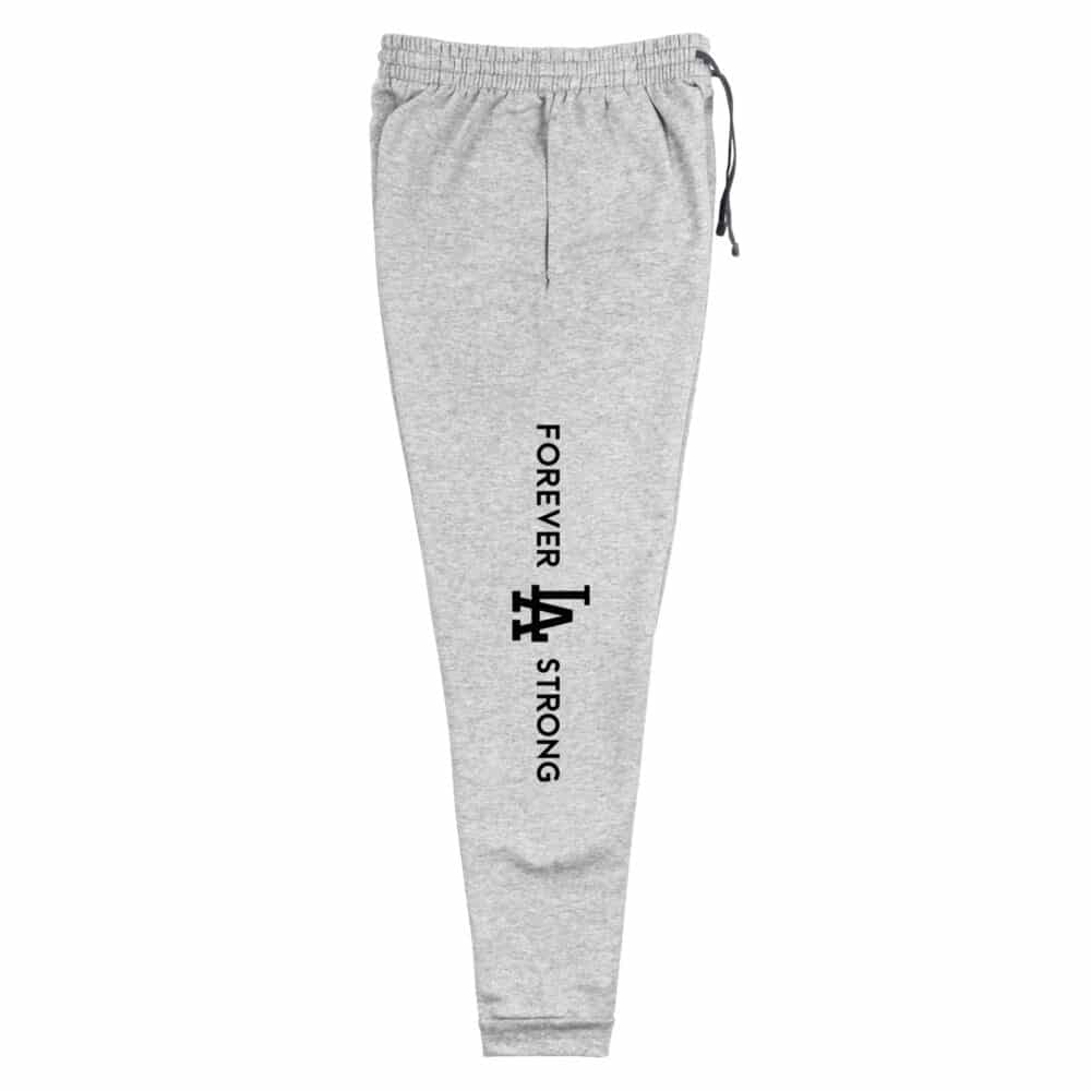 Unisex Forever LA Strong Joggers Black Text - Image 2