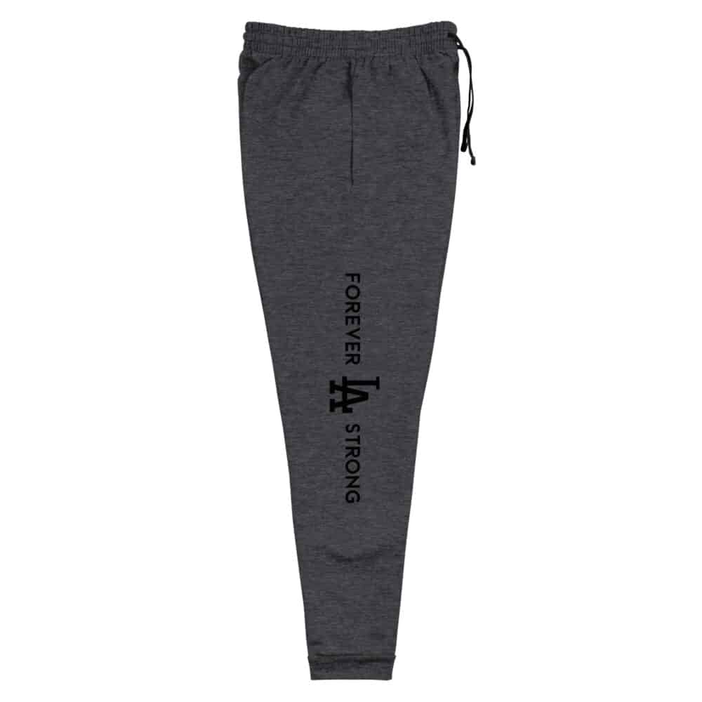 Unisex Forever LA Strong Joggers Black Text - Image 5